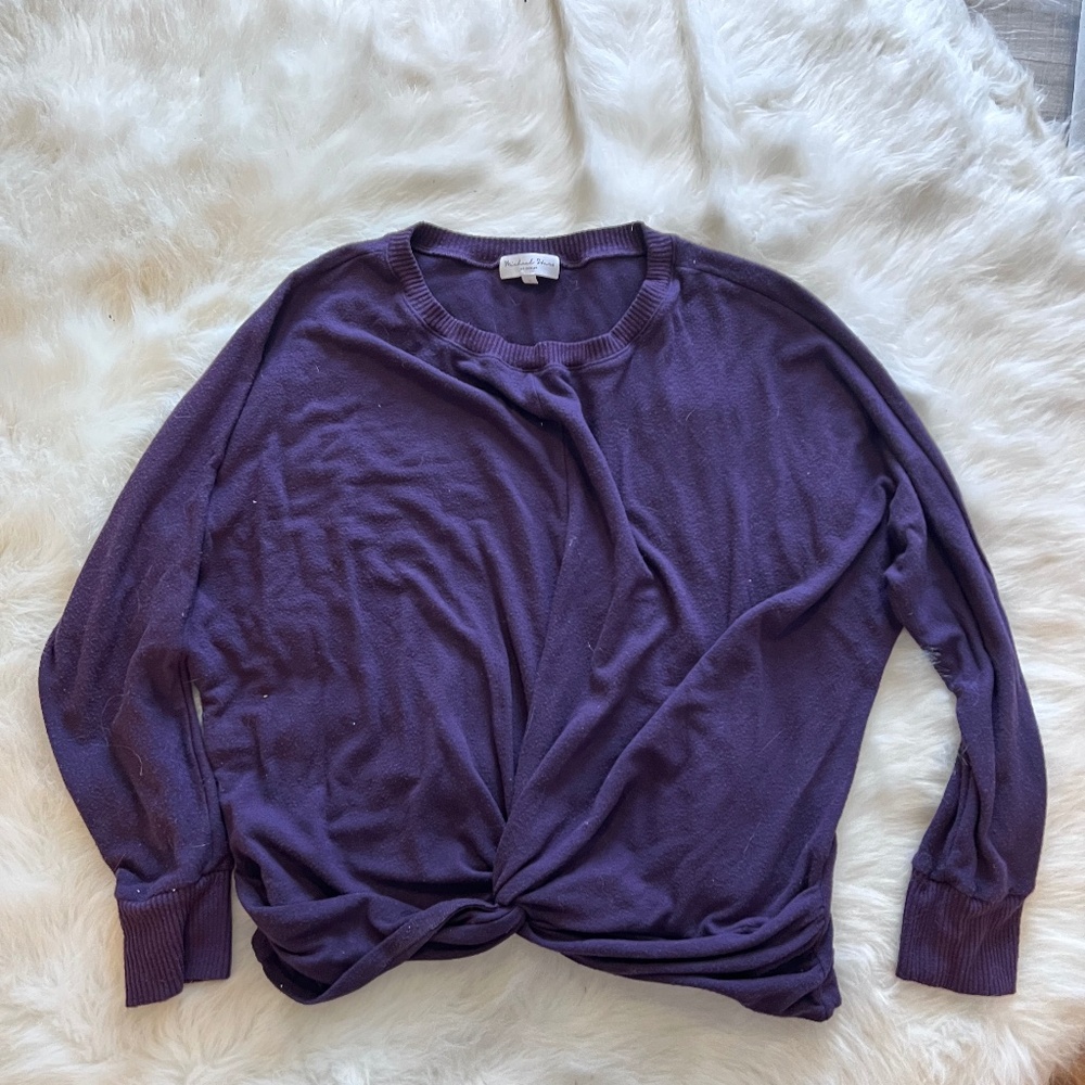 Purple Michael Stars sweater